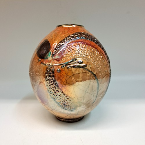 Click to view detail for #231035 Raku, 3xFired 6.5x5.5 $32